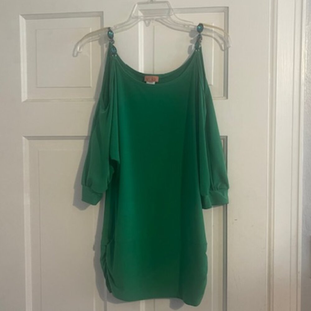 Green Blouse/Short Dress